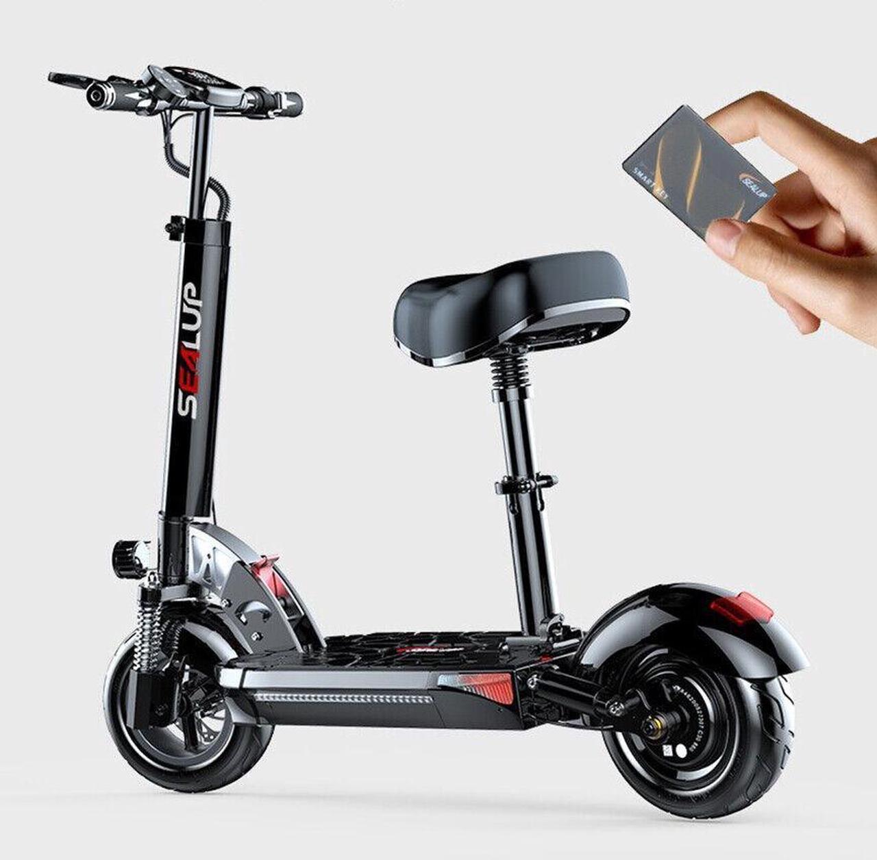 Alt view image 2 of 7 - LDLC heavy duty Electric Scooter 500W 28MPH E-Scooter Seated NFC system range 28mile