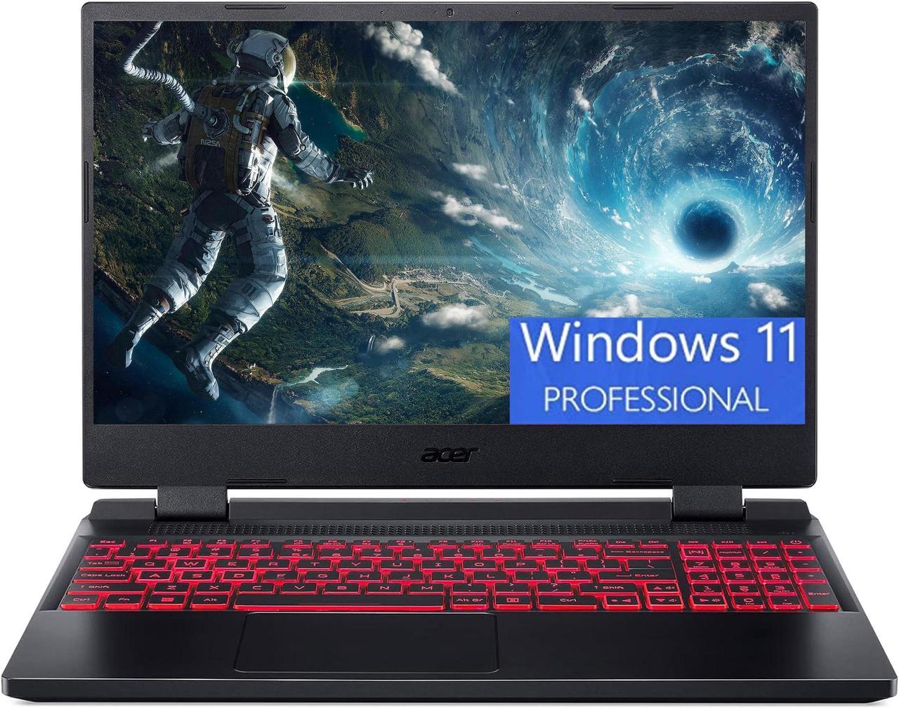 Acer Nitro 5 15 Gaming Laptop, 15.6" FHD 144Hz, Intel Core i5-12500H 12-Core Processor, GeForce RTX 3050 4GB GDDR6, 32GB DDR4  1TB PCIe SSD, Bluetooth, Backlit Keyboard, Windows 11 Pro