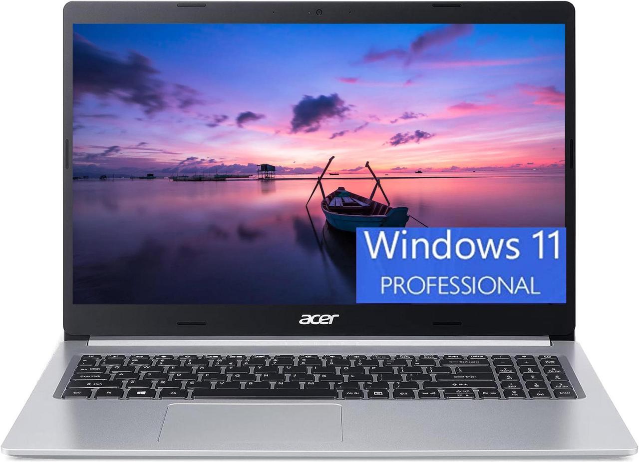 Acer Aspire 5 15 Slim Laptop, 15.6" Full HD (1920 x 1080), AMD Ryzen 5 5500U 6 Core Processor, AMD Radeon Graphics, 16GB DDR4  512GB PCIe SSD, Backlit KB, Windows 11 Pro