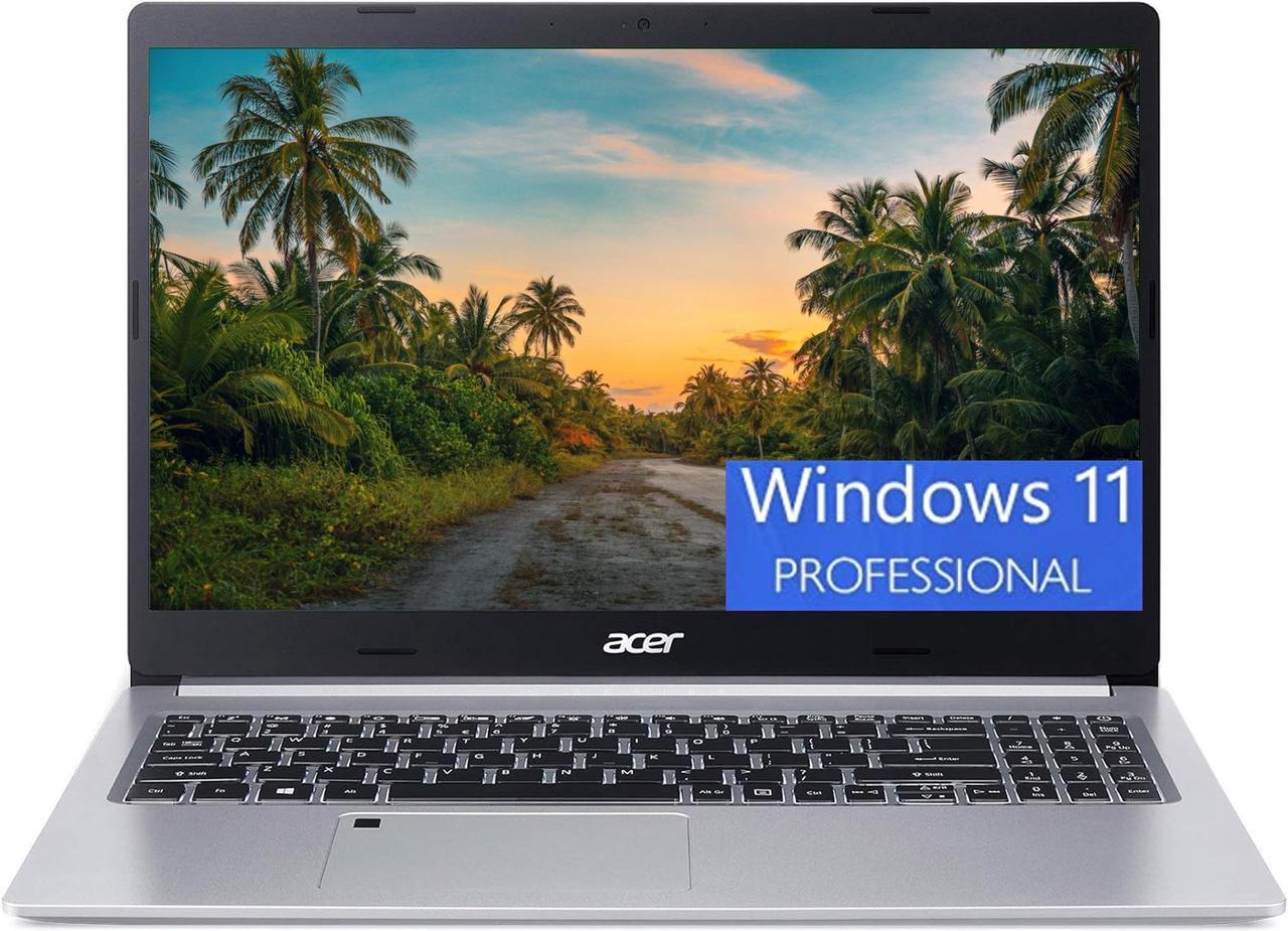 Acer Aspire 5 Slim Laptop, 15.6" Full HD, AMD Ryzen 3 3350U Quad-Core Processor, AMD Radeon Vega 6 Graphics, 16GB DDR4  512GB PCIe SSD, Fingerprint Reader, WiFi 6  Backlit KB, Windows 11 Pro