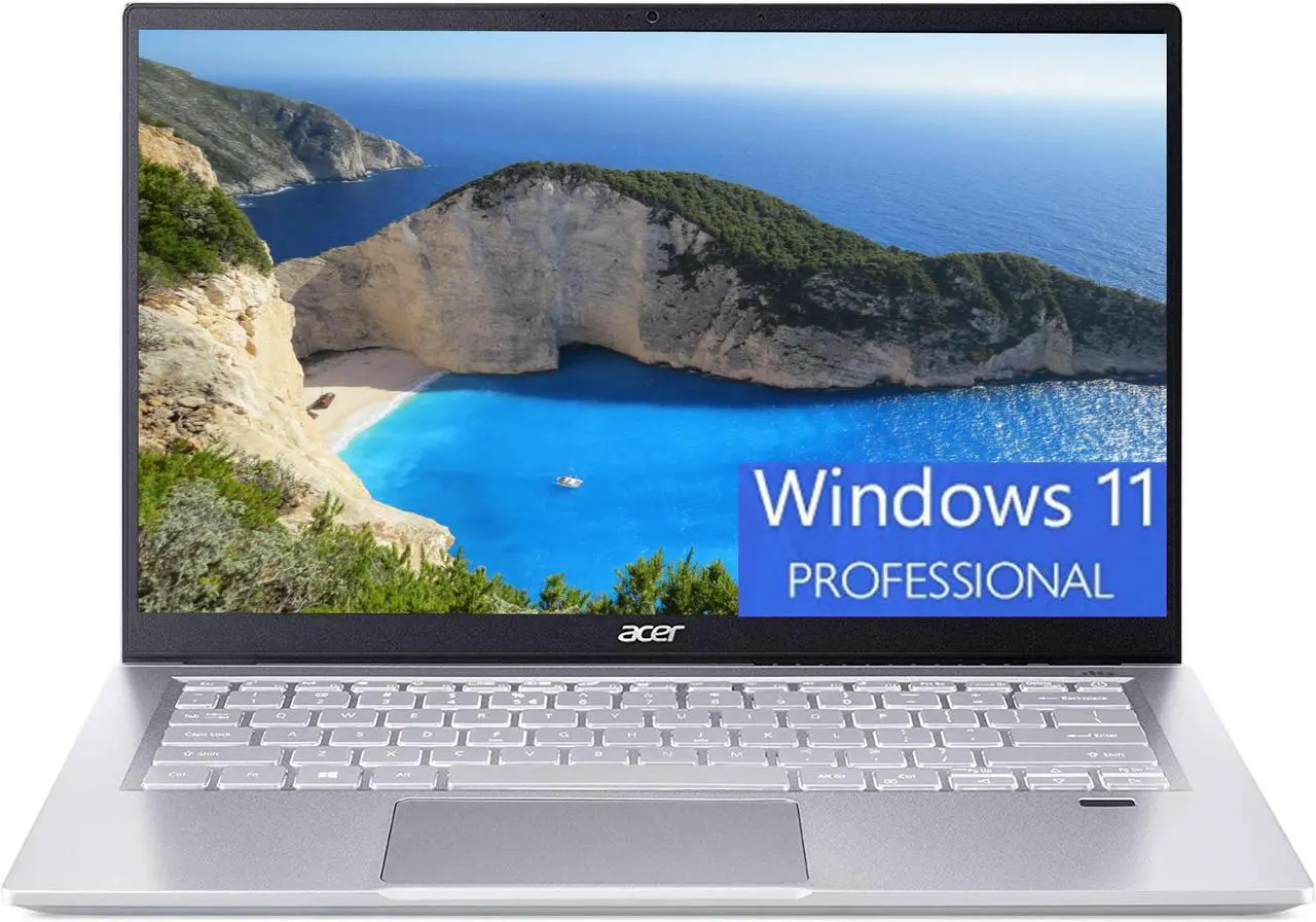 Main image of Acer Swift 3 Thin & Light Laptop, 14" Full HD (1920 x 1080) Display, AMD Ryzen 7 5700U Octa-Core Processor, AMD Radeon Graphics, 8GB  DDR4  256GB  PCIe SSD, Backlit KB, Windows 11 Pro