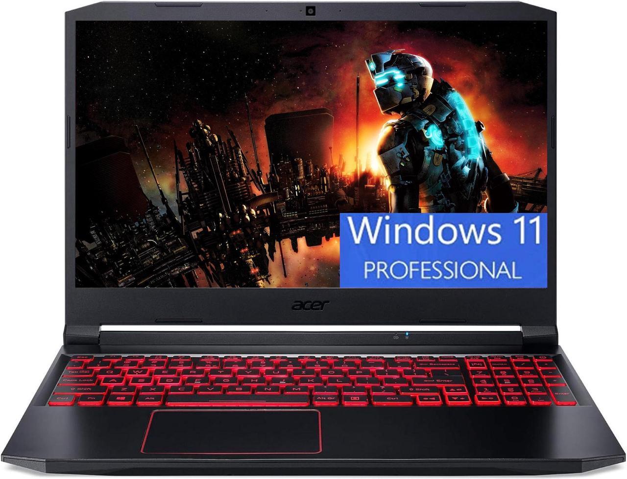 Acer Nitro 5 Gaming Laptop, 15.6" Full HD display, Intel Core i5-10300H 4 core Processor, NVIDIA GeForce GTX 1650 4 GB Graphics, 32GB DDR4  1TB PCIe SSD, WiFi 6, Backlit Keyboard, Windows 11 Pro