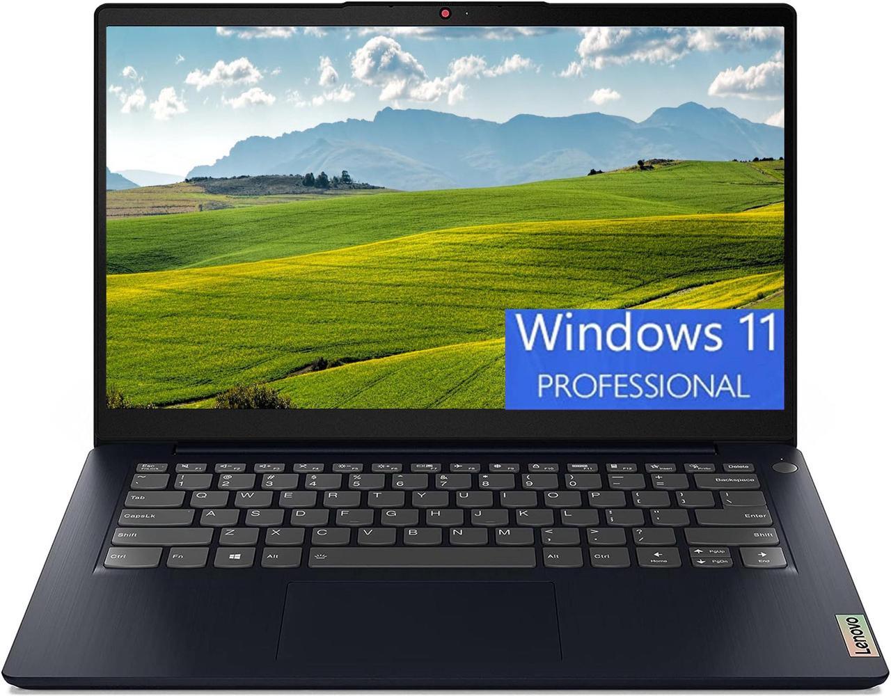 Lenovo IdeaPad 3 14 Laptop, 14.0" FHD (1920 x 1080) Display, AMD Ryzen 5 5500U 6-Cores, AMD Radeon 7 Graphics, 16GB DDR4  512GB PCIe SSD, Bluetooth 5.0, Webcam, Windows 11 Pro