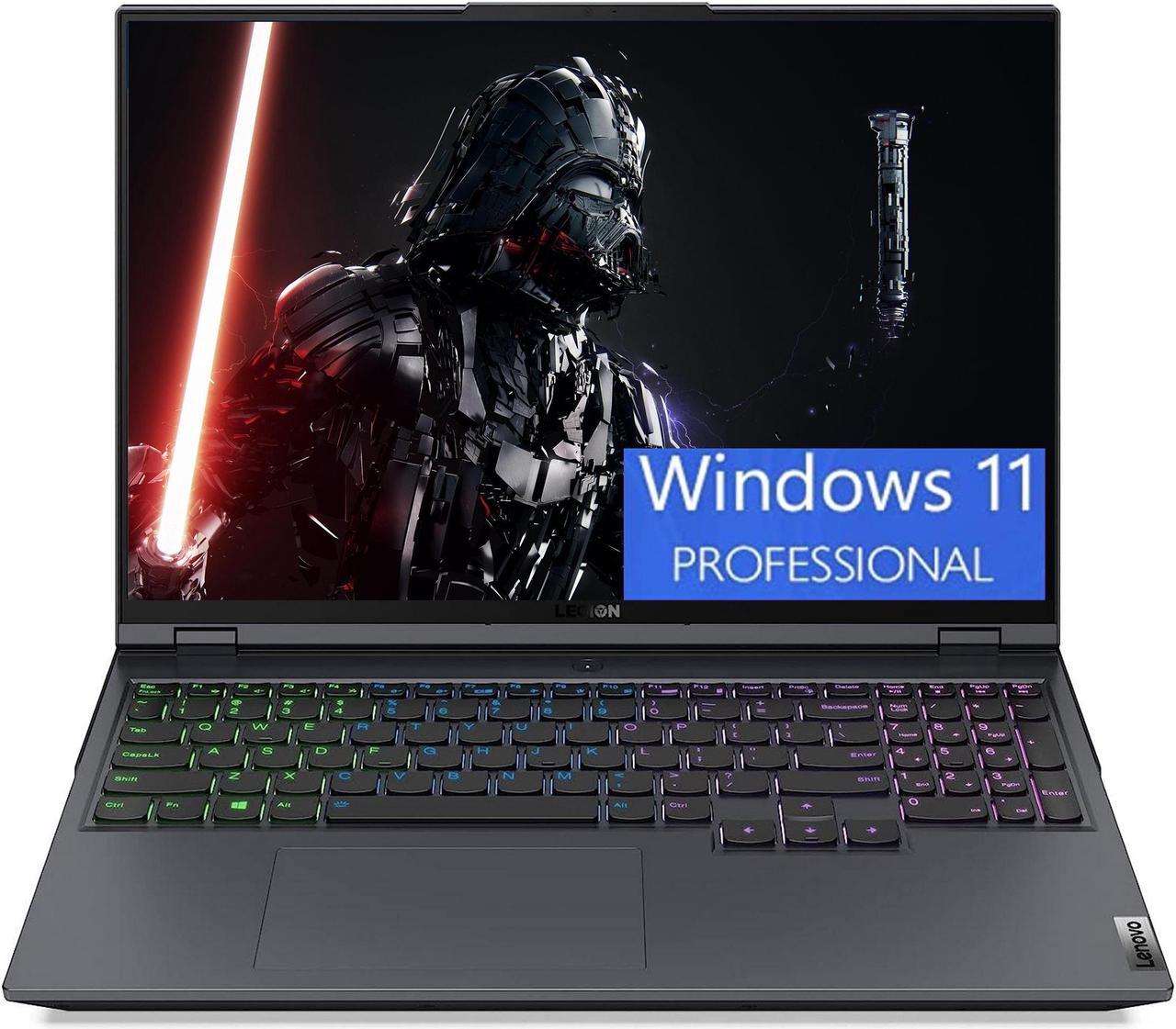Main image of Lenovo Legion 5 Pro 16 Gaming Laptop , 16" WQXGA (2560 x 1600) 165Hz Display, AMD Ryzen 7 5800H 8-Cores, NVIDIA GeForce RTX 3060 6GB GDDR6, 64GB DDR4  2TB PCIe SSD, Backlit, Windows 11 Pro