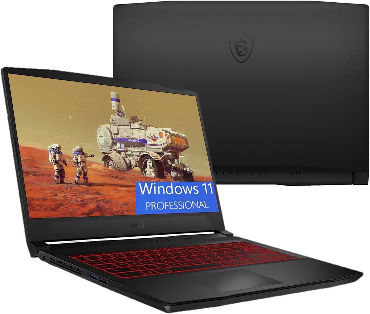 MSI Katana GF66 15 Gaming Laptop, 15.6" FHD (1920*1080), 240Hz, Intel core i9-12900H 14 Cores, NVIDIA GeForce RTX 3070 Ti 8GB GDDR6, 64GB DDR5  1TB PCIe SSD, RGB keyboard, Windows 11 Pro