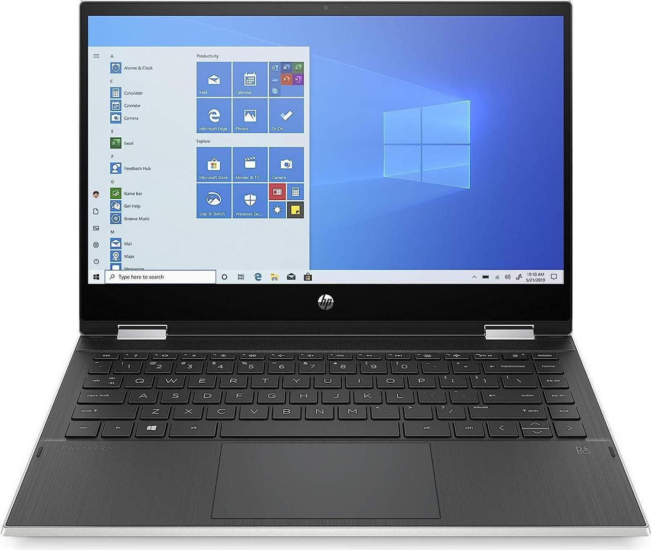 Alt view image 2 of 7 - HP Pavilion x360 Convertible 2-in-1 14 Laptop, 14" FHD (1920 x 1080) Touchscreen, Intel Core i5-1135G7 Quad-core, Iris Xe Graphics, 16GB DDR4  1TB PCIe SSD, Wi-Fi 6 and Bluetooth 5, Windows 11