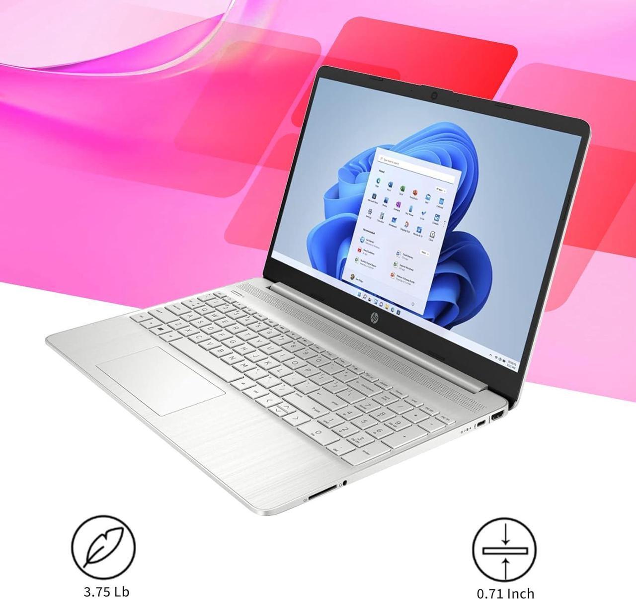 Alt view image 4 of 7 - HP 15 Laptop, 15.6" Full HD (1920 x 1080) Display, Intel Core i3-1115G4 2 Cores Processor, Intel UHD Graphics, 20GB DDR4  512GB PCIe SSD, WiFi, Bluetooth 4.2, Webcam, Windows 10 Pro