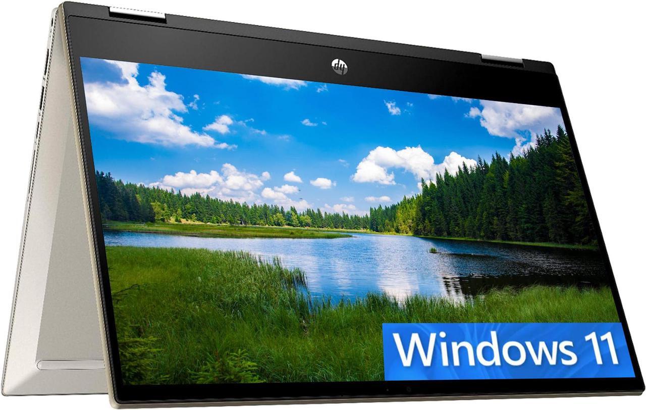 Main image of HP Pavilion x360 2-in-1 14 Laptop, 14" FHD Touchscreen, Intel Core i5-1135G7 4 Cores Processor, Intel Iris Xe graphics, 32GB DDR4  512GB PCIe SSD, Fingerprint Reader, Webcam, Windows 11