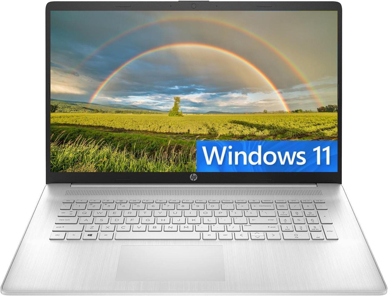 Main image of HP 17 Laptop, 17.3" Full HD (1920 x 1080) Display, Intel Core i5-1135G7 Quad-Core Processor, Intel Iris Xe Graphics, 8GB DDR4  512GB PCIe SSD, Wi-Fi and Bluetooth, Windows 11