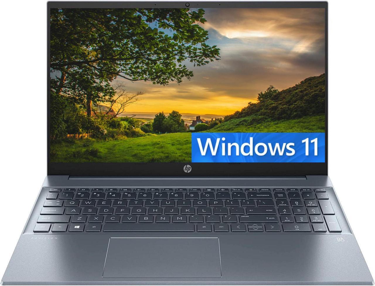 Main image of HP Pavilion 15 Laptop, 15.6" FHD (1920 x 1080) Display, AMD Ryzen 5 4500U 6 cores Processor, AMD Radeon Graphics, 32GB DDR4  1TB PCIe SSD, Bluetooth, Fullsize Keyboard, Windows 11