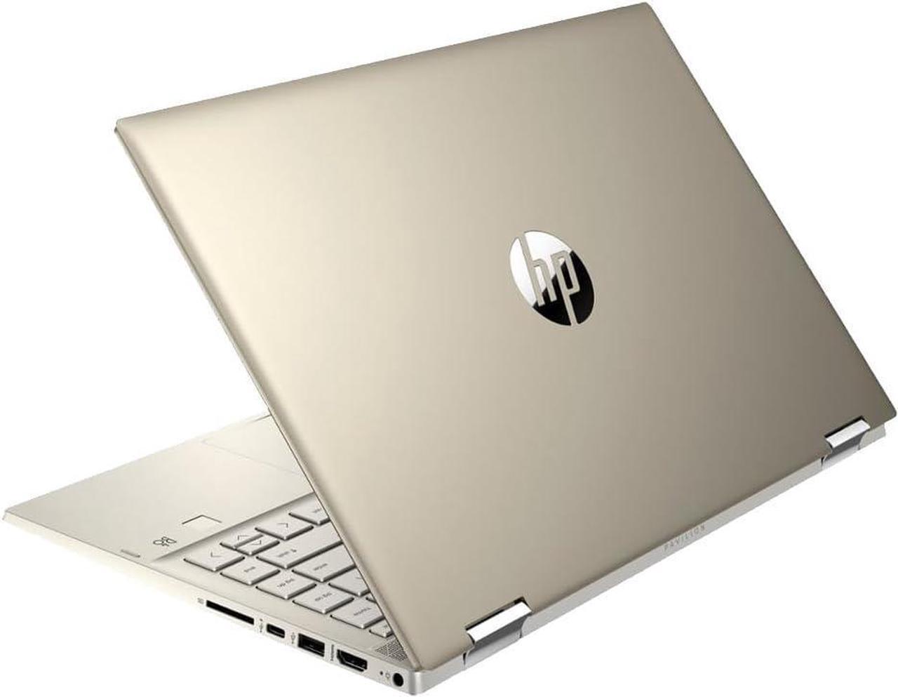 Alt view image 5 of 6 - HP Pavilion x360 14 2-in-1 Convertible Laptop, 14" FHD Touchscreen, Intel Core i5-1135G7 4 cores Processor, Intel Iris Xe Graphics, 32GB DDR4  2TB PCIe SSD, Fingerprint, Windows 10 Pro, Warm Gold