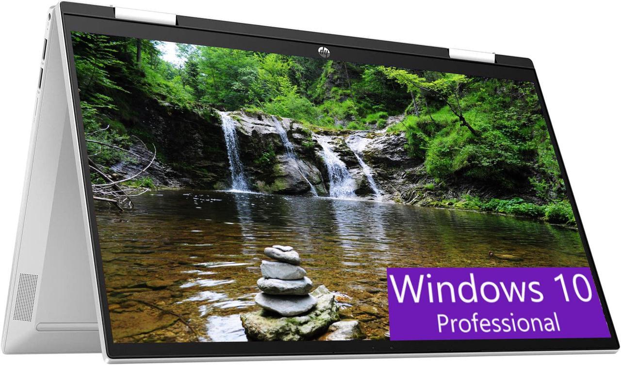 Main image of HP Pavilion x360 15 Laptop, 15.6" FHD Touchscreen, Intel Core i5-1235U 10 Cores Processor, Intel Iris Xe Graphics, 36GB DDR4  2TB PCIe SSD, Backlit Keyboard, HD Webcam, Windows 10 Pro