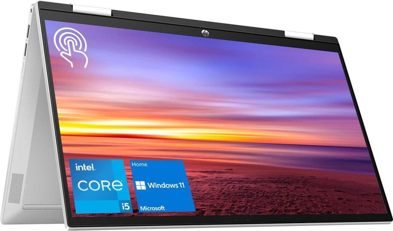 Alt view image 2 of 7 - HP Pavilion x360 15 Laptop, 15.6" FHD Touchscreen, Intel Core i5-1235U 10 Cores Processor, Intel Iris Xe Graphics, 36GB DDR4  2TB PCIe SSD, Backlit Keyboard, HD Webcam, Windows 10 Pro