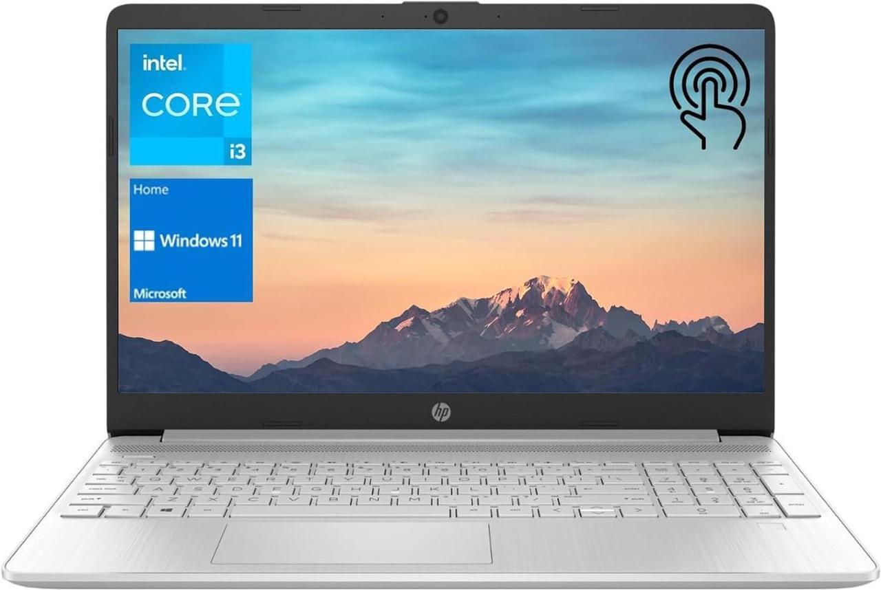 Alt view image 2 of 6 - HP 15 Laptop, 15.6" HD Touchscreen, Intel Core i3-1215U 6 cores Processor, Intel UHD graphics, 36GB DDR4  2TB PCIe SSD, WiFi, Bluetooth, HDMI, USB-A&C, Windows 10