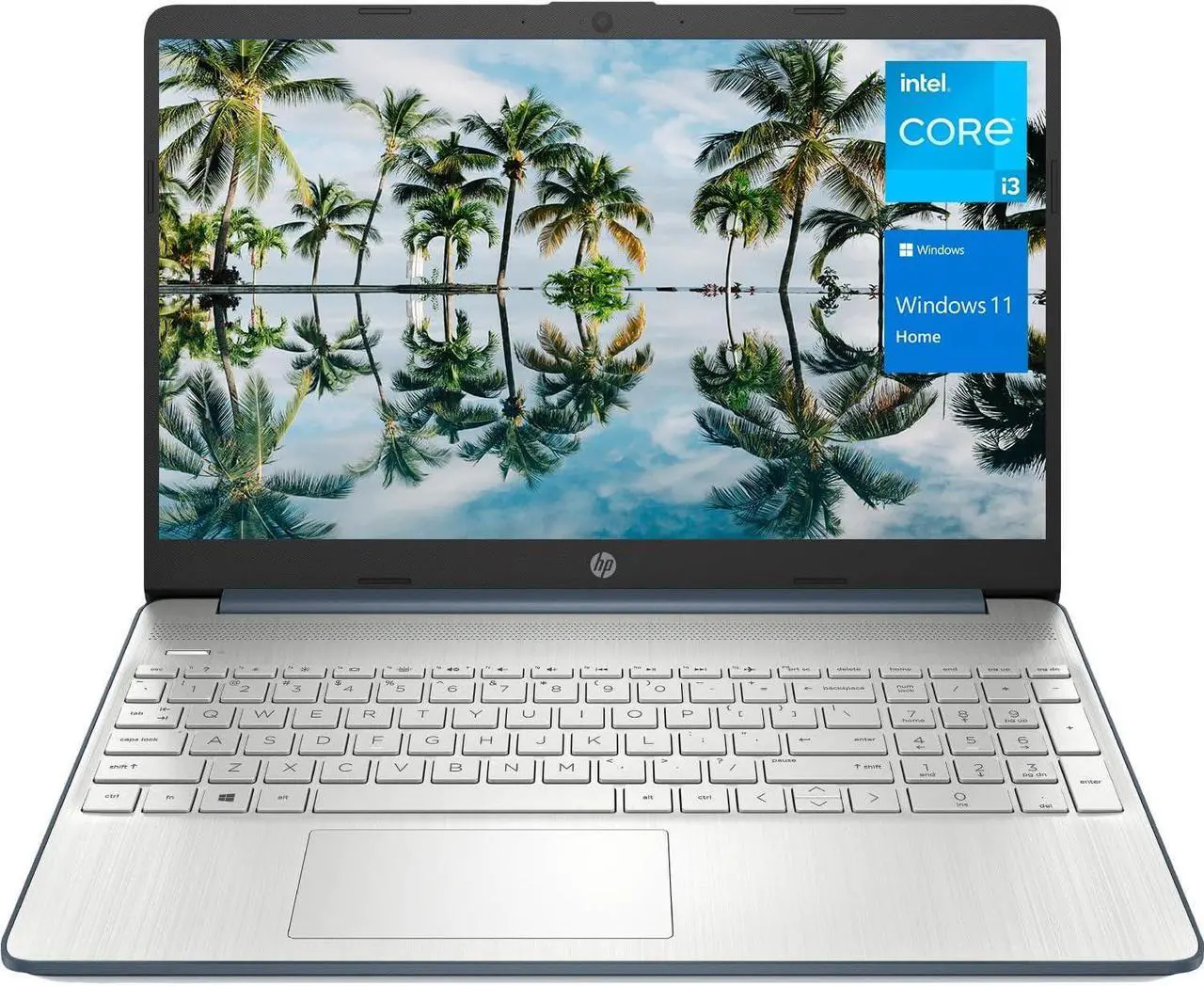 Alt view image 2 of 6 - HP 15 Laptop, 15.6" HD Display, Intel Core i3-1115G4 2 Cores Processor, Intel UHD Graphics, 20GB DDR4  512GB PCIe SSD, Wi-Fi, SD Card Reader, HDMI, Webcam, Windows 11 Pro