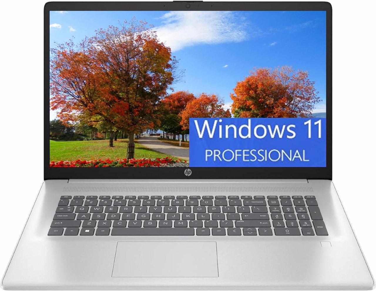 Main image of HP 17 Laptop, 17.3" FHD (1920 x 1080) Display, Intel Core i3-N305 8-core Processor, Intel UHD Graphics, 20GB DDR4  2TB PCIe SSD, Fingerprint, Anti-Glare, WiFi 6, Windows 11 Pro