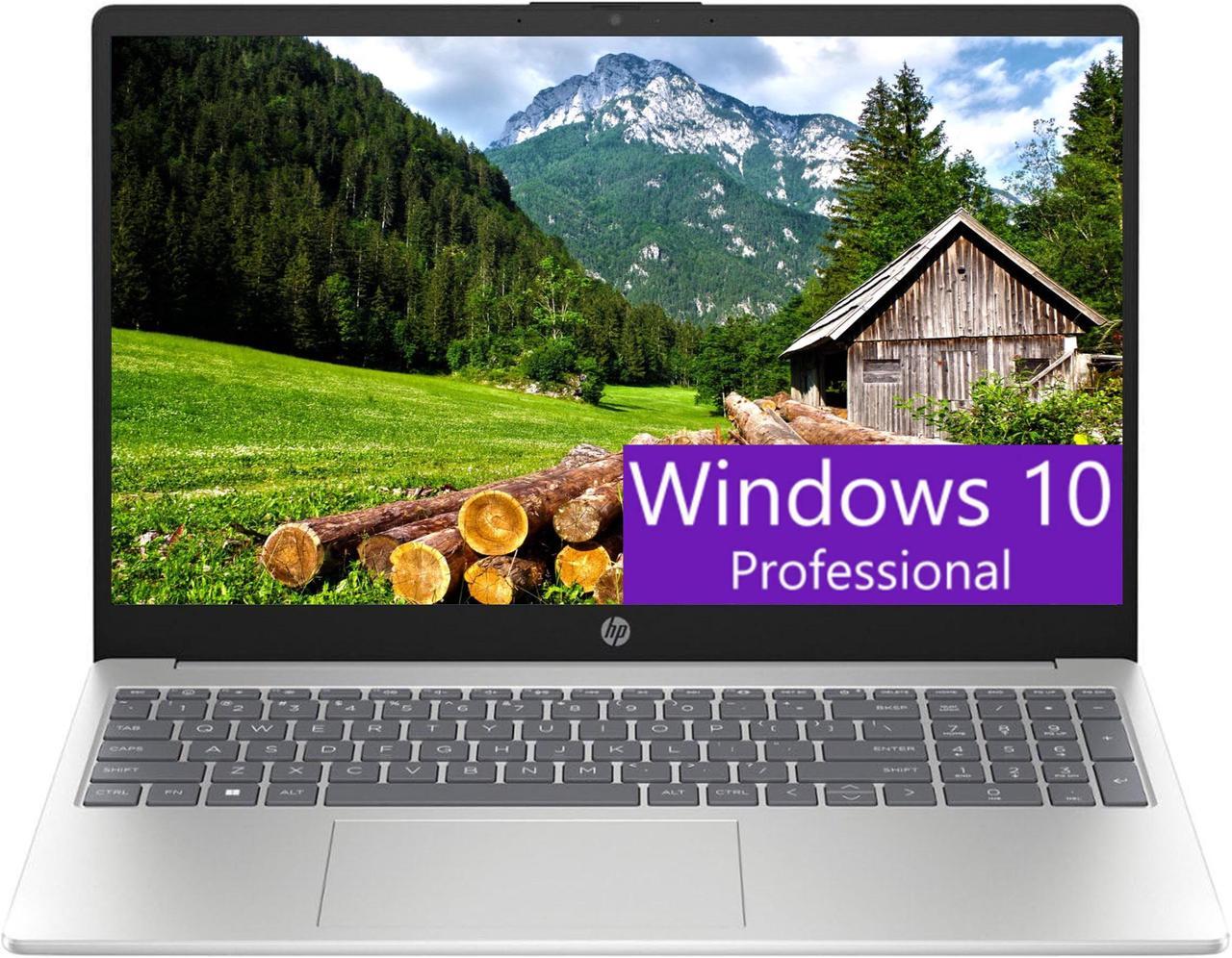 Main image of HP 15.6 Laptop, 15.6" FHD (1920 x 1080) Display, AMD Ryzen 5 7520U 4-Core Processor, AMD Radeon Graphics, 16GB DDR4  256GB PCIe SSD, Wi-Fi 6, Bluetooth 5.3, HD Camera, Windows 10 Pro