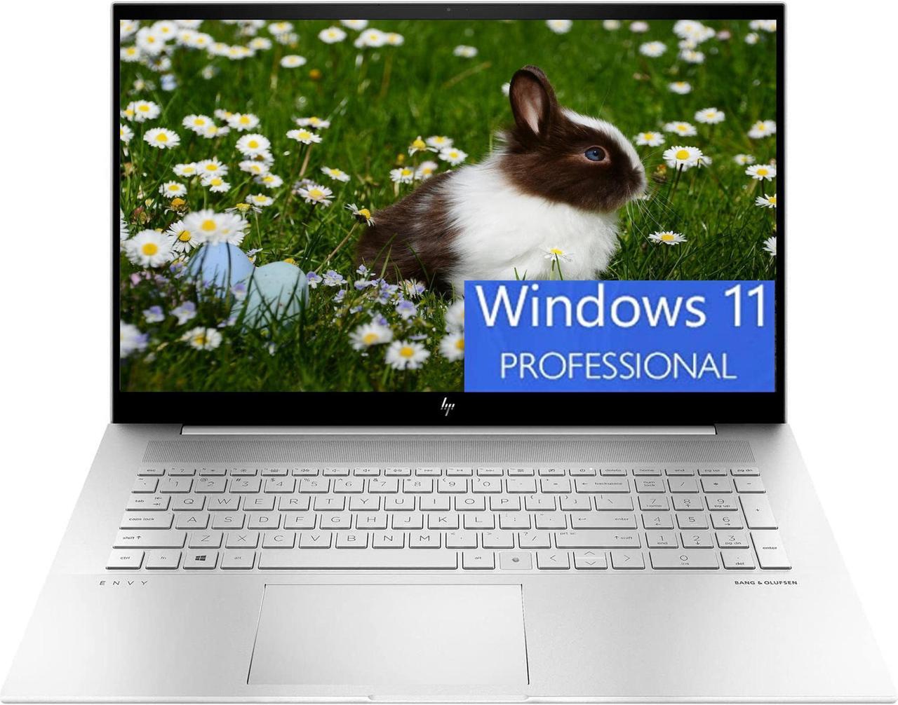 Main image of HP Envy 17 Laptop, 17.3" FHD Touchscreen, Intel Core i7-1255U 10-Core Processor, Intel Iris Xe Graphics, 16GB DDR4  1TB PCIe SSD, Backlit Keyboard, Fingerprint Reader, Windows 11 Pro