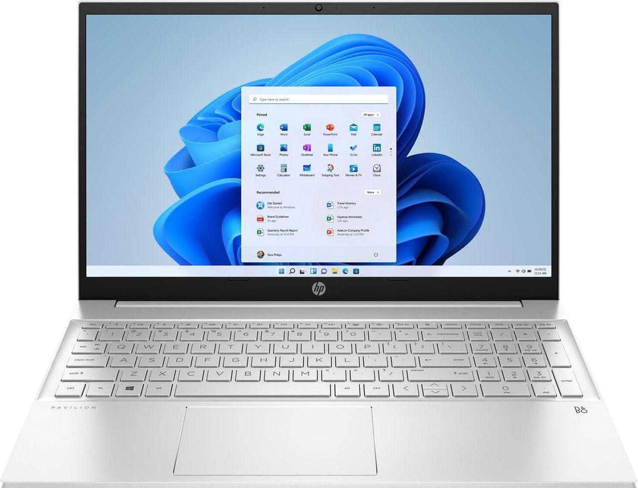 Alt view image 2 of 7 - HP Pavilion 15 Laptop, 15.6" Full HD Touchscreen, AMD Ryzen 7 5825U 8 Cores Processor, AMD Radeon Graphics, 16GB DDR4  2TB PCIe SSD, Backlit Keyboard, Wi-Fi 6, Windows 11