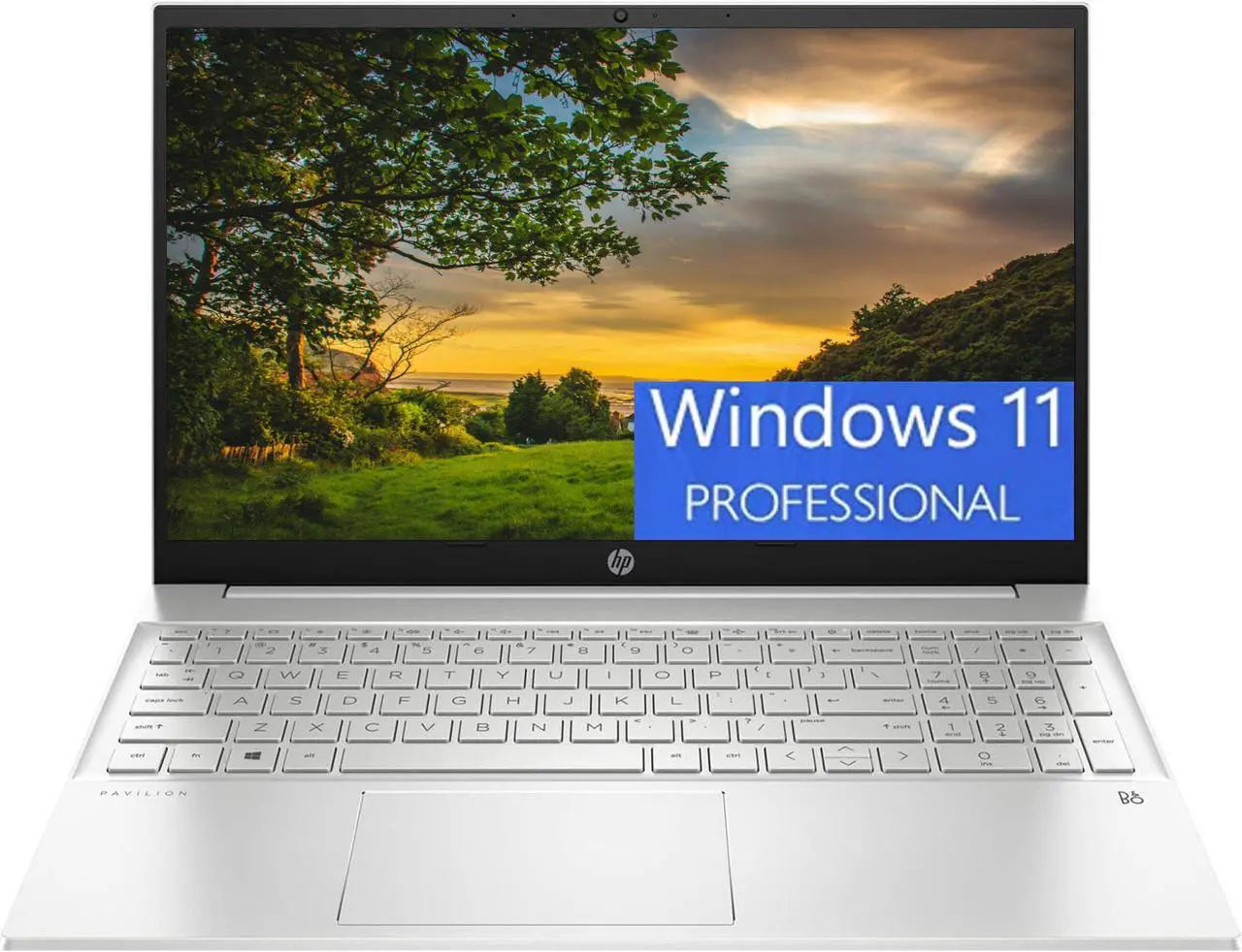 Main image of HP Pavilion 15 Laptop, 15.6" Full HD Touchscreen, AMD Ryzen 7 5825U 8 Cores Processor, AMD Radeon Graphics, 32GB DDR4  2TB PCIe SSD, Backlit Keyboard, Wi-Fi 6, Windows 11 Pro