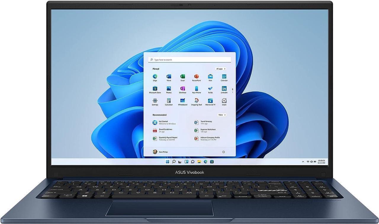 Alt view image 2 of 7 - ASUS Vivobook 15 Laptop, 15.6" FHD (1920 x 1080) Display, Intel Core i3-1215U 6 cores Processor, Intel UHD Graphics, Wi-Fi 5, Bluetooth, 24GB DDR4  2TB PCIe SSD, Windows 11