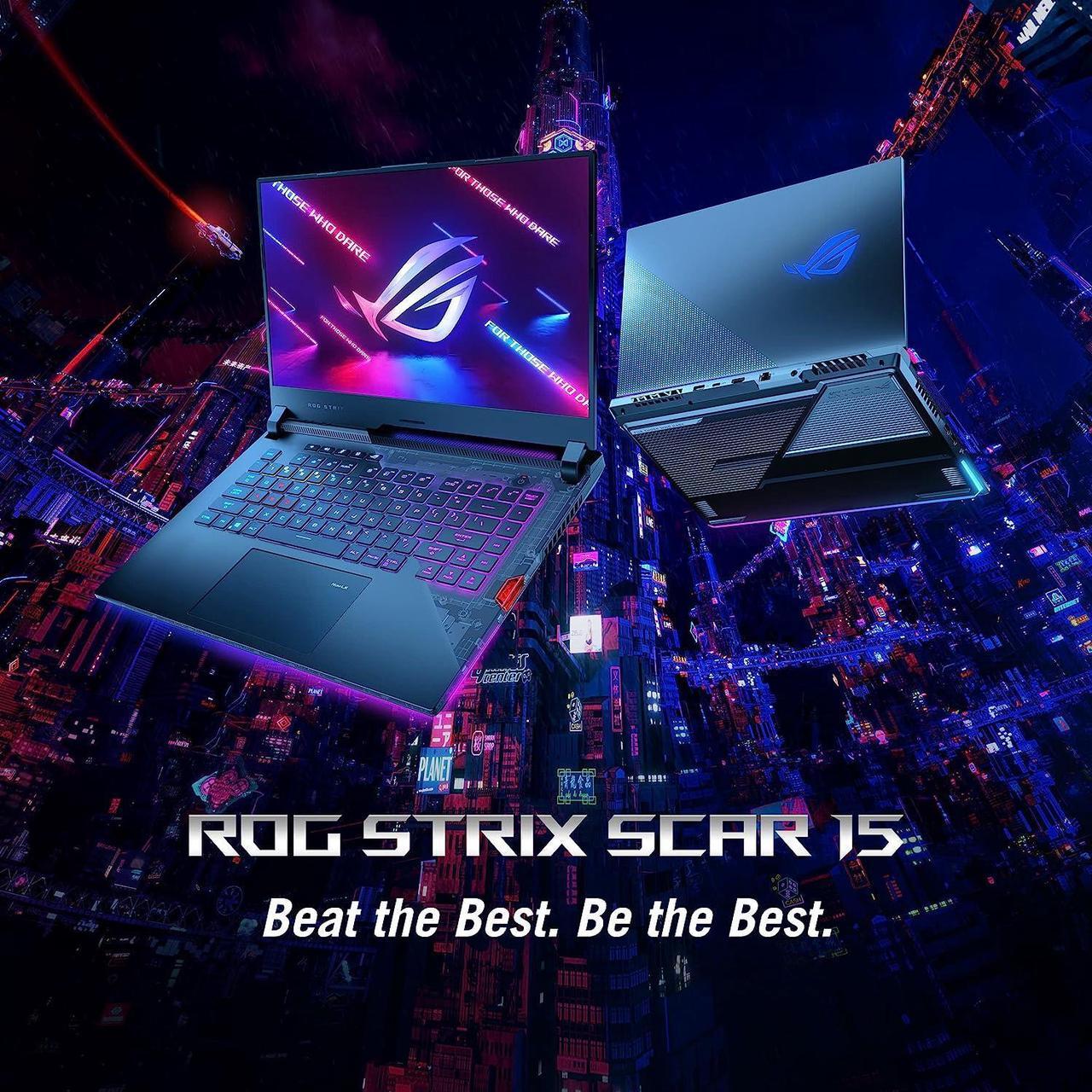 Alt view image 3 of 7 - ASUS ROG Strix 15 Gaming Laptop, 15.6" 300Hz FHD Display, AMD Ryzen 9 5900HX 8 cores Processor, NVIDIA GeForce RTX 3080 8GB GDDR6, RGB Keyboard, 16GB DDR4  1TB PCIe SSD, Windows 11