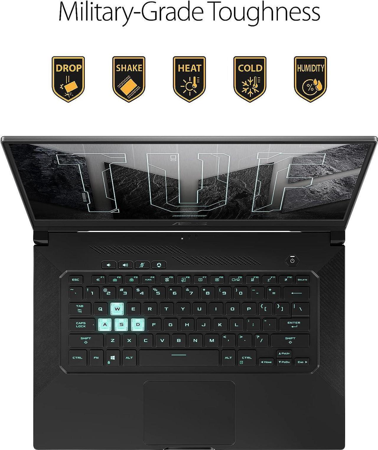 Alt view image 6 of 6 - ASUS TUF Dash 15 Ultra Slim Gaming Laptop, 15.6" 144Hz FHD, Intel Core i7-11370H 4 cores, NVIDIA GeForce RTX 3050 Ti 4GB GDDR6, Wi-Fi 6, Thunderbolt 4, 32GB DDR5  1TB PCIe SSD, Windows 11 Pro