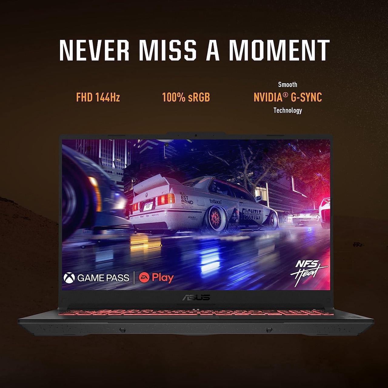 Alt view image 4 of 7 - ASUS TUF Gaming A17 Gaming Laptop, 17.3" FHD 144Hz Display, AMD Ryzen 7 7735HS 8 cores processor, NVIDIA GeForce RTX 4050 6 GB GDDR6, Wi-Fi 6, 16GB DDR5  512GB PCIe SSD, Windows 11