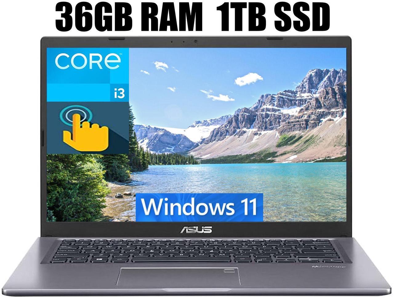 Main image of ASUS VivoBook 15 Laptop, 15.6" FHD1920 x 1080 Touchscreen, Intel Core i3-1115G4 2 Cores (up to 4.10 GHz) Processor, Intel UHD Graphics, Fingerprint Reader, 36GB DDR4  1TB PCIe SSD, Windows 11