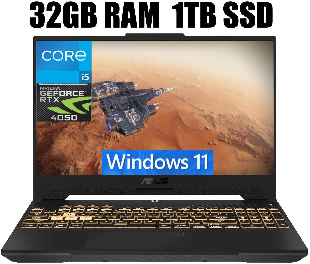 Main image of ASUS TUF Gaming F15 Gaming Laptop, 15.6" FHD 144Hz, Intel Core i5-13500H 12-Cores Processor, GeForce RTX 4050 6GB GDDR6 Graphics, Wi-Fi 6, Bluetooth 5.2, 32GB DDR4  1TB PCIe SSD, Windows 11