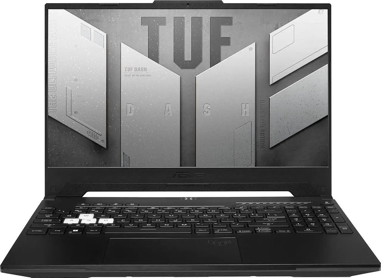 Alt view image 2 of 7 - ASUS TUF Dash 15 Gaming Laptop, 15.6" 144Hz Full HD Display, Intel Core i7-12650H 10 Cores Processor, NVIDIA GeForce RTX 3070 8GB GDDR6, Backlit KB, Wi-Fi 6, 32GB DDR5  2TB PCIe SSD, Windows 11