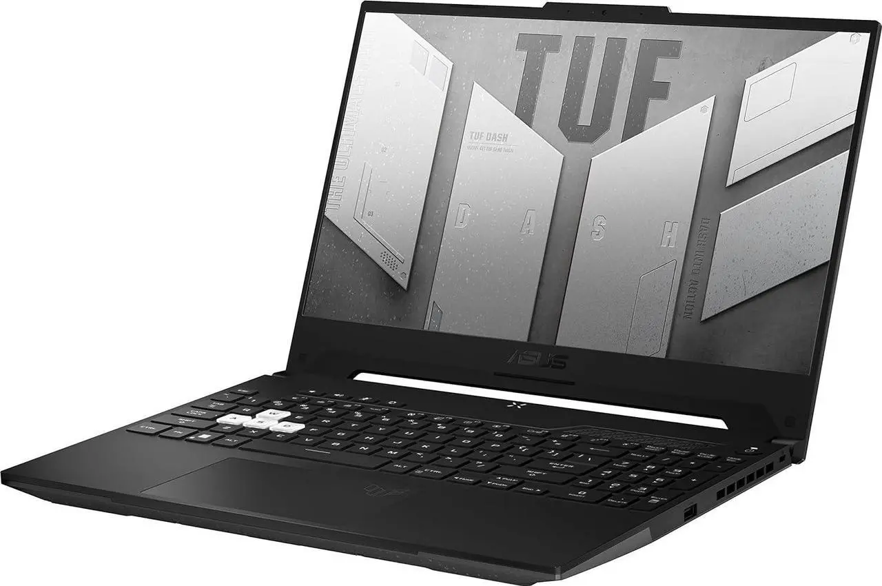Alt view image 4 of 7 - ASUS TUF Dash 15 Gaming Laptop, 15.6" 144Hz Full HD Display, Intel Core i7-12650H 10 Cores Processor, NVIDIA GeForce RTX 3070 8GB GDDR6, Backlit KB, Wi-Fi 6, 32GB DDR5  2TB PCIe SSD, Windows 11