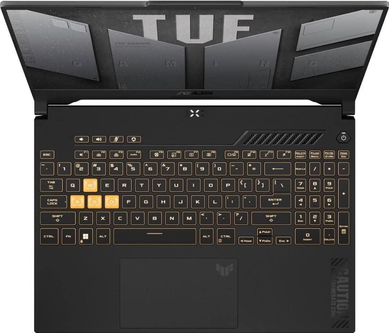 Alt view image 5 of 7 - ASUS TUF F15 Gaming Laptop, 15.6'' FHD 144Hz Display, Intel Core i7-12700H 14 Cores Processor, NVIDIA GeForce RTX 4070 8GB GDDR6, Wi-Fi 6, 32GB DDR4  2TB PCIe SSD, Windows 11 Pro