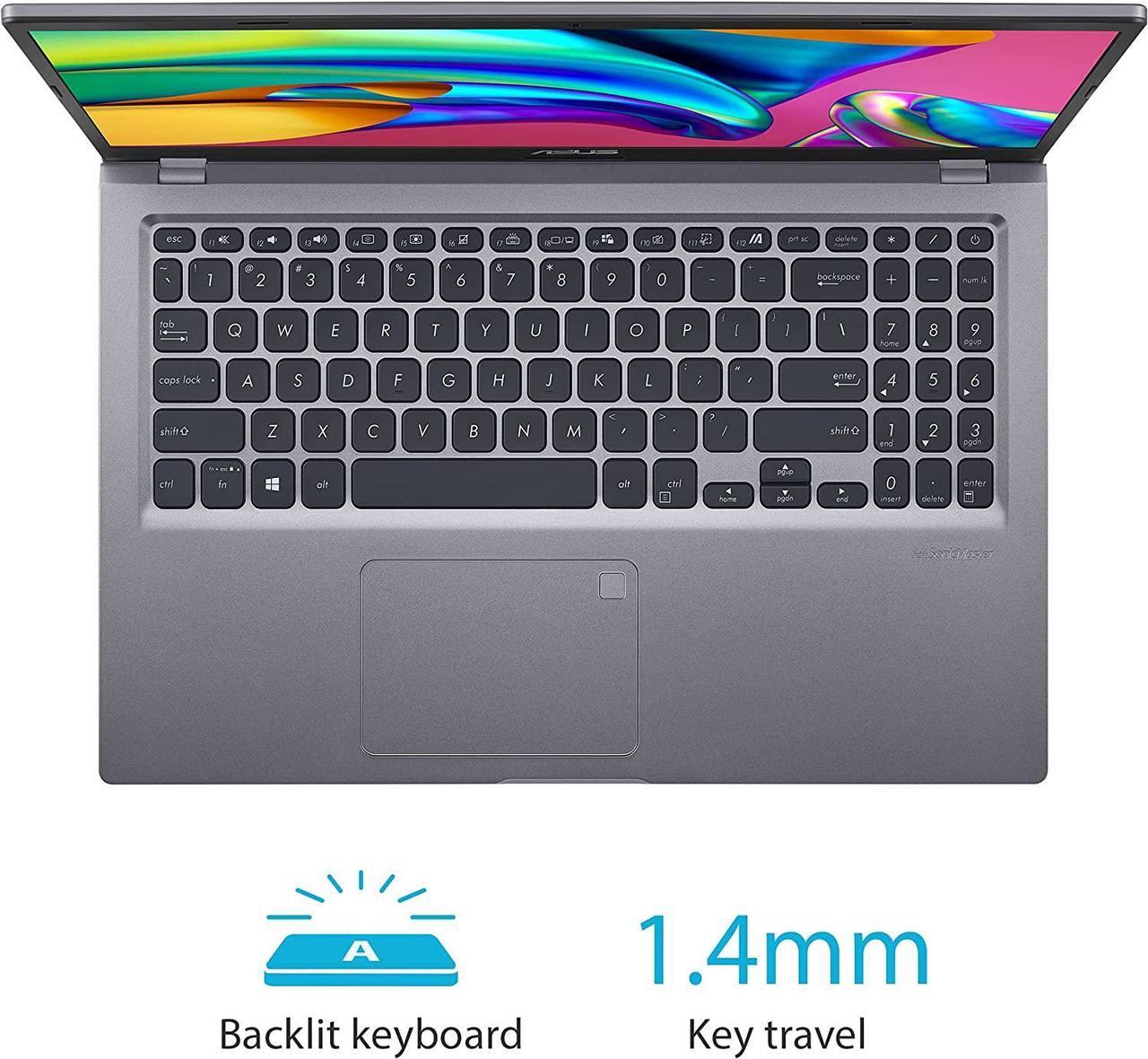 Alt view image 4 of 6 - ASUS VivoBook 15 Thin and Light Laptop, 15.6" FHD (1920 x 1080) Display, Intel Core i5-1135G7 4 cores Processor, Intel Iris Xe Graphics, Fingerprint, 36GB DDR4  512GB PCIe SSD, Windows 11 Pro