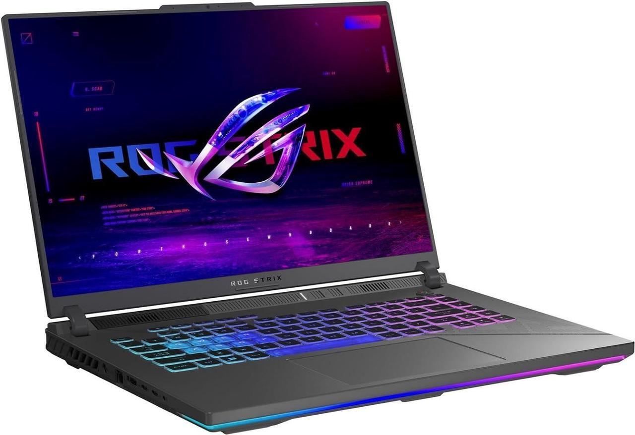 Alt view image 3 of 7 - ASUS ROG Strix G16 Gaming Laptop, 16.0" QXGA (2560x1600) 240Hz Display, Intel Core i9-14900HX 24-Cores Processor, GeForce RTX 4060 8GB GDDR6, Wi-Fi 6E, 32GB DDR5  512GB PCIe SSD, Windows 11