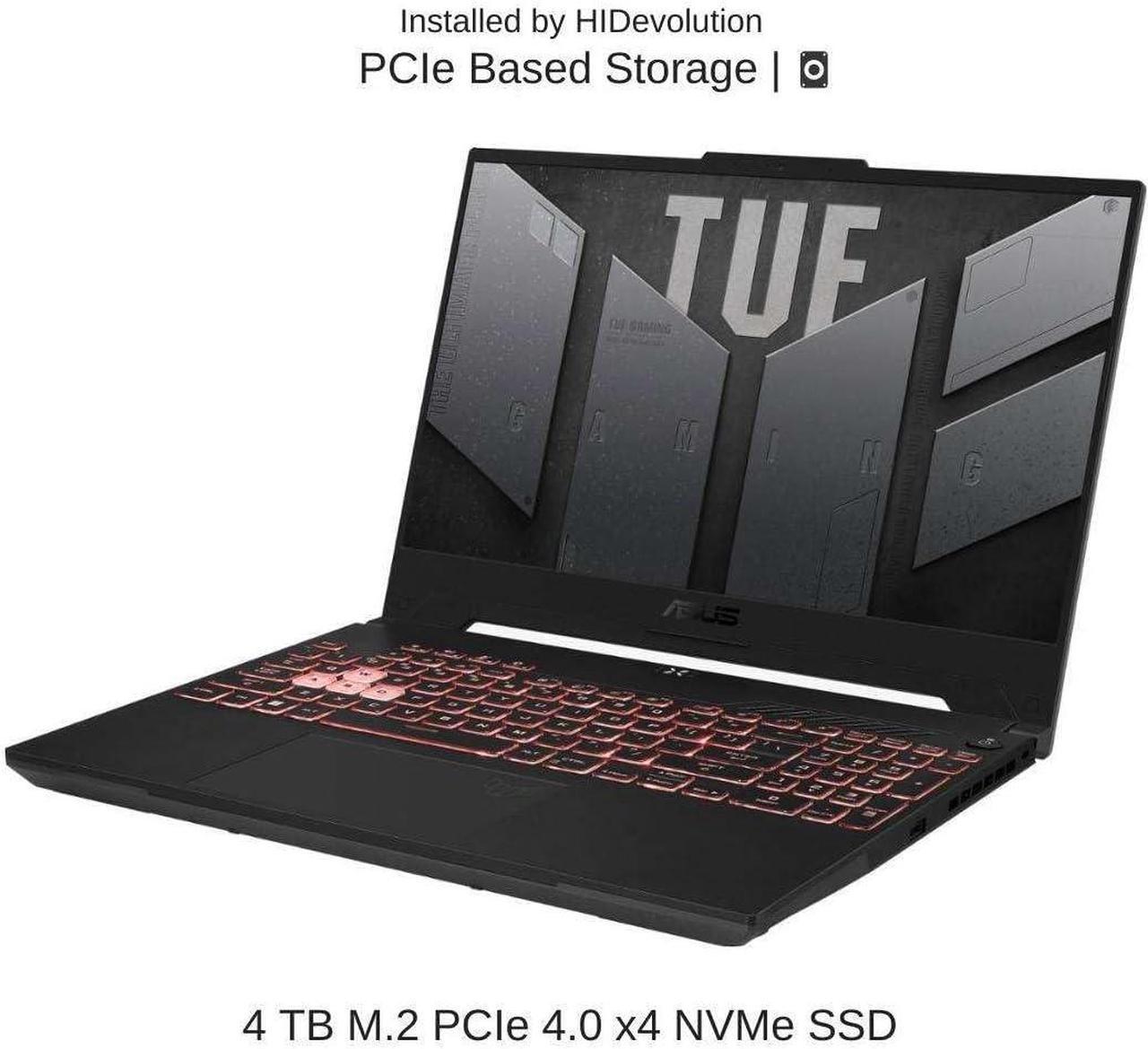 Alt view image 6 of 7 - ASUS TUF Gaming A15 Gaming Laptop, 15.6" FHD 144Hz Display, AMD Ryzen 9 7940HS 8 Core Processor, NVIDIA GeForce RTX 4070 8GB GDDR6, Wi-Fi 6, 32GB DDR5  1TB PCIe SSD, Windows 11