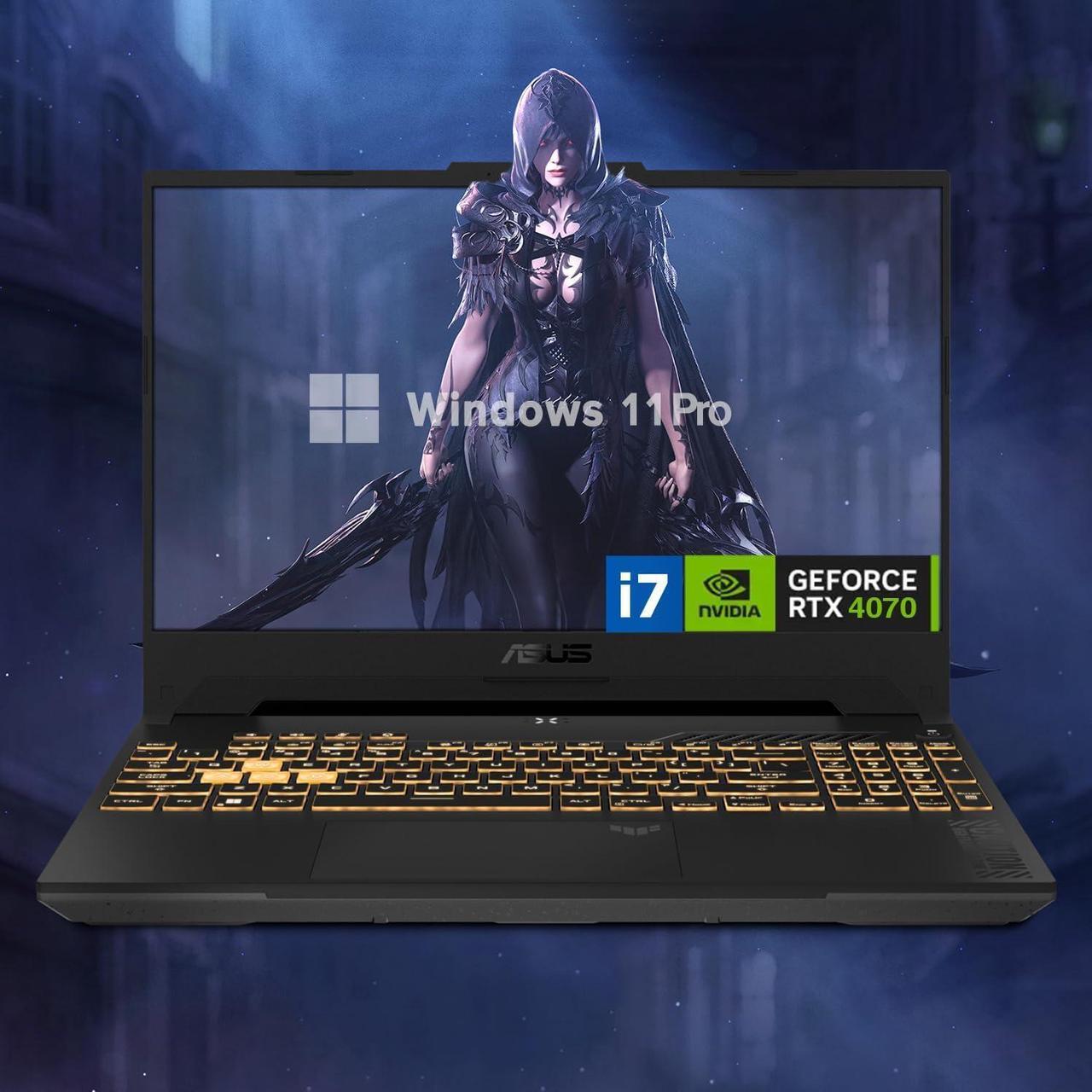 Alt view image 3 of 6 - ASUS TUF 15 Gaming Laptop, 15.6" FHD 144Hz Display, Intel Core i7-13620H 10 Cores Processor, NVIDIA GeForce RTX 4070 8 GB GDDR6, RGB Backlit Keyboard, Wi-Fi 6, 32GB DDR5  2TB PCIe SSD, Windows 11 Pro