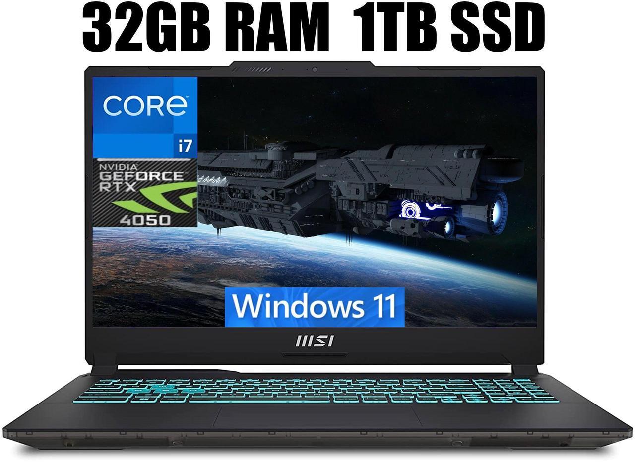 Main image of MSI Cyborg 15 Gaming Laptop, 15.6" FHD 144Hz Display, Intel Core i7-13620H 10 Cores Processor, NVIDIA GeForce RTX 4050 6GB GDDR6, Backlit KB, Wi-Fi 6, 32GB DDR5  1TB PCIe SSD, Windows 11