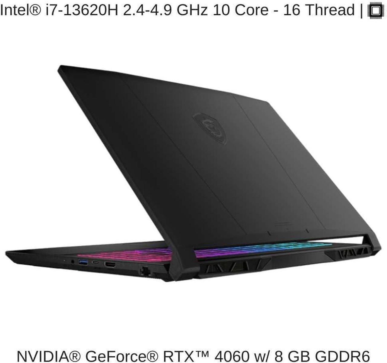 Alt view image 5 of 7 - MSI Katana 15 Laptop, 15.6" FHD 144Hz Display, Intel Core i7-13620H 10 Cores Processor, NVIDIA GeForce RTX 4060 8 GB GDDR6, Cooler Boost 5, 16GB DDR5  2TB PCIe SSD, Windows 11