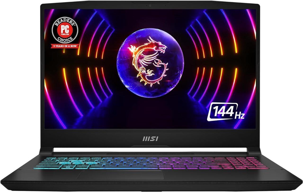 Alt view image 2 of 7 - MSI Katana 15 Laptop, 15.6" FHD 144Hz Display, Intel Core i7-13620H 10 Cores Processor, NVIDIA GeForce RTX 4060 8 GB GDDR6, Cooler Boost 5, 16GB DDR5  2TB PCIe SSD, Windows 11