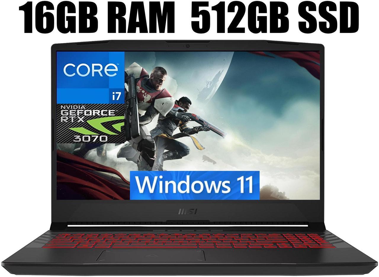 Main image of MSI Pulse GL66 15 Gaming Laptop, 15.6" FHD 144Hz , Intel Core i7-11800H 8 Cores Processor, NVIDIA GeForce RTX 3070 8GB GDDR6, RGB Keyboard, BT 5.1, 16GB DDR4  512GB PCIe SSD, Windows 11