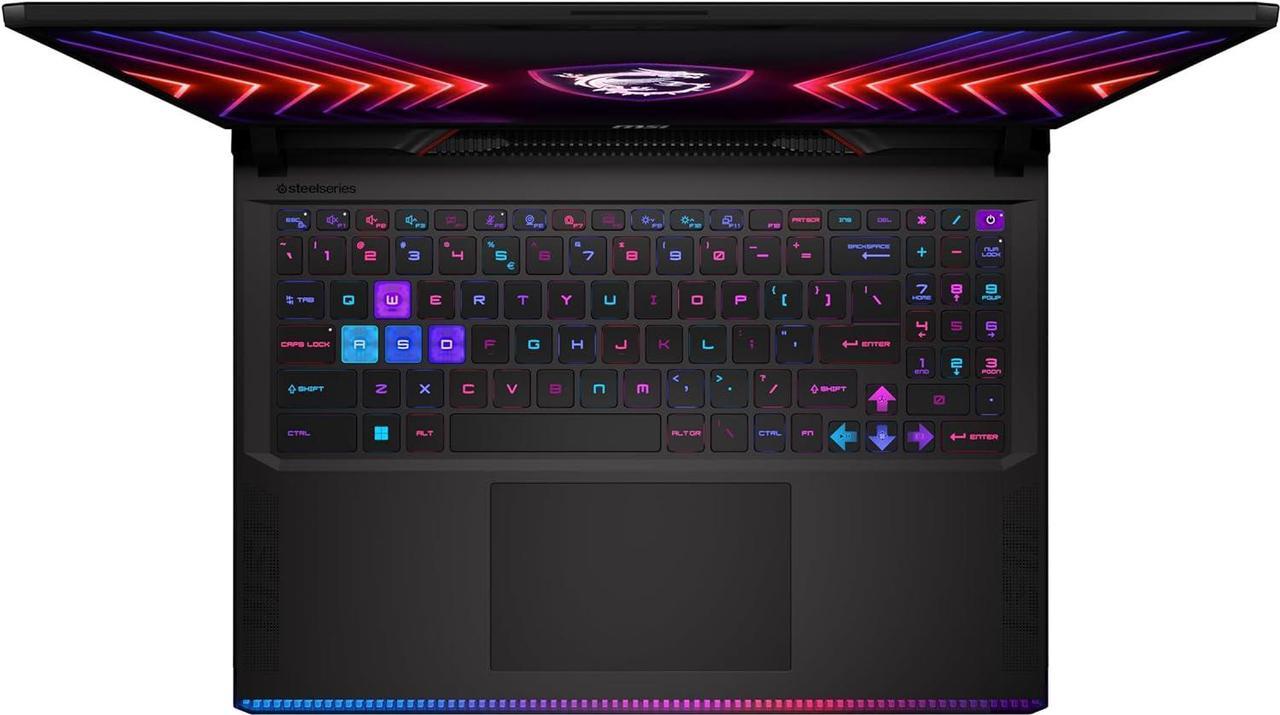 Alt view image 5 of 6 - MSI Raider GE68HX 16 Gaming Laptop, 16" 4K UHD Display, Intel Core i9-14900HX 24 Core Processor, NVIDIA GeForce RTX 4070 8GB GDDR6, Thunderbolt 4, 16GB DDR5  2TB PCIe SSD, Windows 11