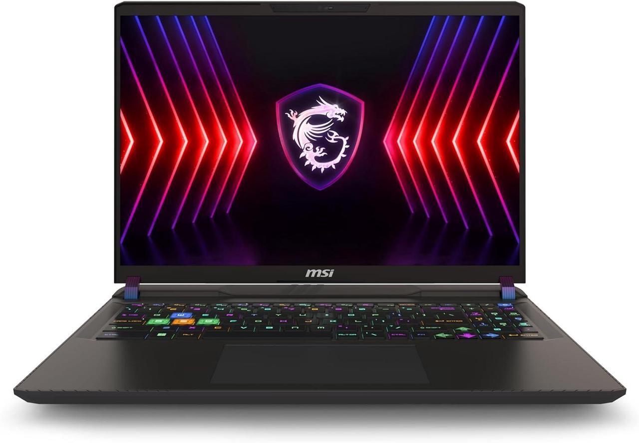 Alt view image 2 of 6 - MSI Vector 16 Gaming Laptop, 16" QHD+ 240Hz, Intel Core i9-14900HX 24 Cores Processor, NVIDIA GeForce RTX 4070 8GB GDDR6, Thunderbolt 4, Cooler Boost 5, 32GB DDR5  1TB PCIe SSD, Windows 11 Pro