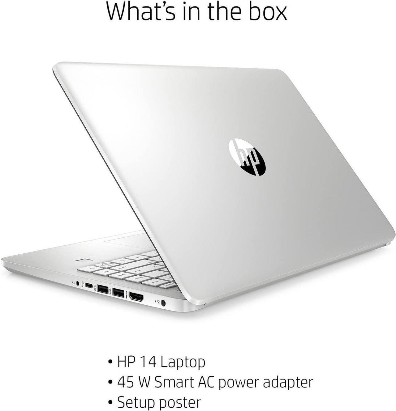Alt view image 6 of 6 - HP 14 Laptop, 14" Full HD Display, Intel Core i3-1115G4 Dual-Core Processor, Intel UHD Graphics, Webcam, WiFi, Bluetooth, 32GB DDR4  512GB PCIe SSD, Windows 11 Pro