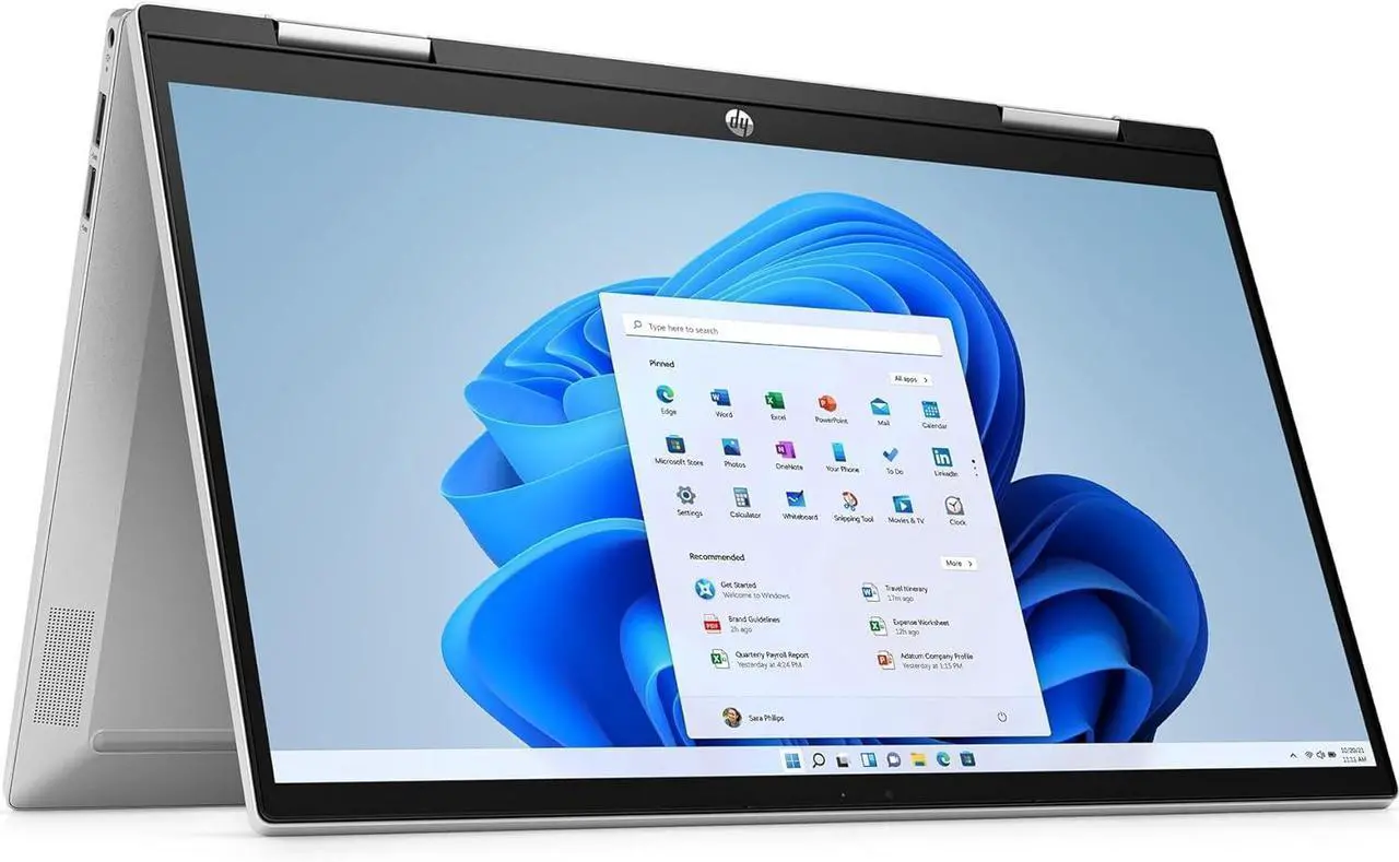 Alt view image 2 of 6 - HP Pavilion x360 14 Laptop, 14" FHD Touchscreen, Intel Core i5-1235U 10 Cores Processor, Intel Iris Xe Graphics, Wi-Fi 6 and Bluetooth, 32GB DDR4  512GB PCIe SSD, Windows 11 Pro