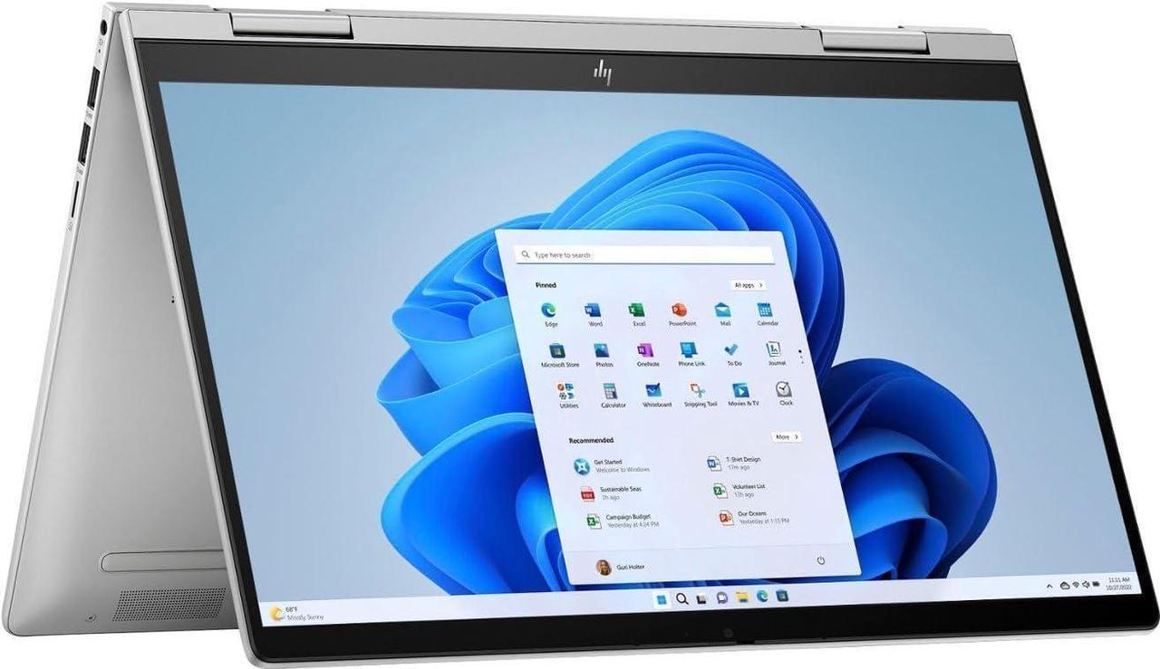 Alt view image 7 of 7 - HP Envy x360 2-in-1 14 Laptop, 14" FHD Touchscreen, Intel Core i7-1355U 10-Core Processor, Intel Iris Xe Graphics, Backlit Keyboard, Fingerprint, Type-C, 16GB  DDR4  1TB PCIe SSD, Windows 11 Home