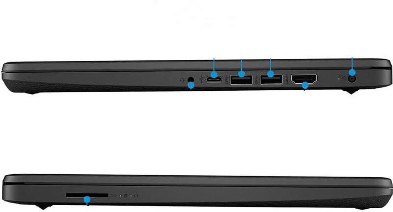 Alt view image 4 of 5 - HP 14 Laptop, 14" HD Touchscreen, AMD Ryzen 3 5300U 4 Cores Processor, AMD Radeon Graphics, Wi-Fi, Bluetooth, HDMI, Webcam, 16GB DDR4  2TB PCIe SSD, Windows 11 Pro