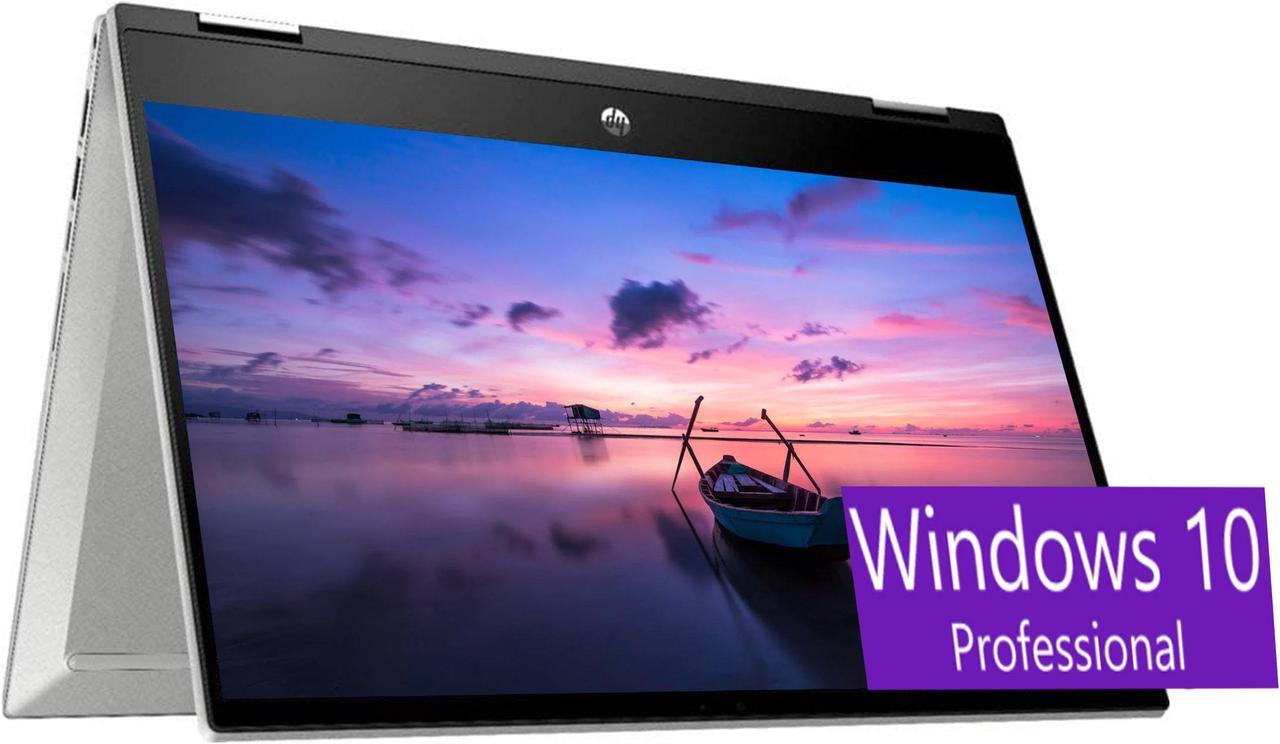 Main image of HP Pavilion x360 Convertible 2-in-1 14 Laptop, 14" FHD Touchscreen, Intel Core i5-1135G7 Quad-core, Iris Xe Graphics, 32GB DDR4  1TB PCIe SSD, Wi-Fi 6 and Bluetooth 5, Windows 10 Pro