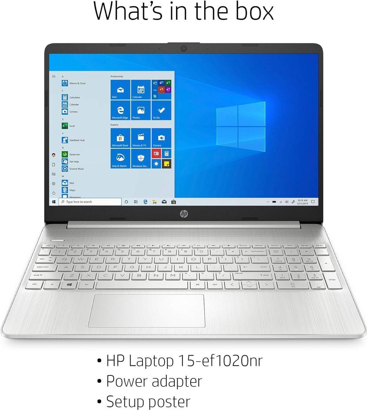 Alt view image 6 of 6 - HP 15 Laptop, 15.6" HD Touchscreen, AMD Ryzen 3 3250U Dual-Core Processor, AMD Radeon Graphics, 16GB DDR4  512GB PCIe SSD, 720p Webcam, Windows 10 Pro