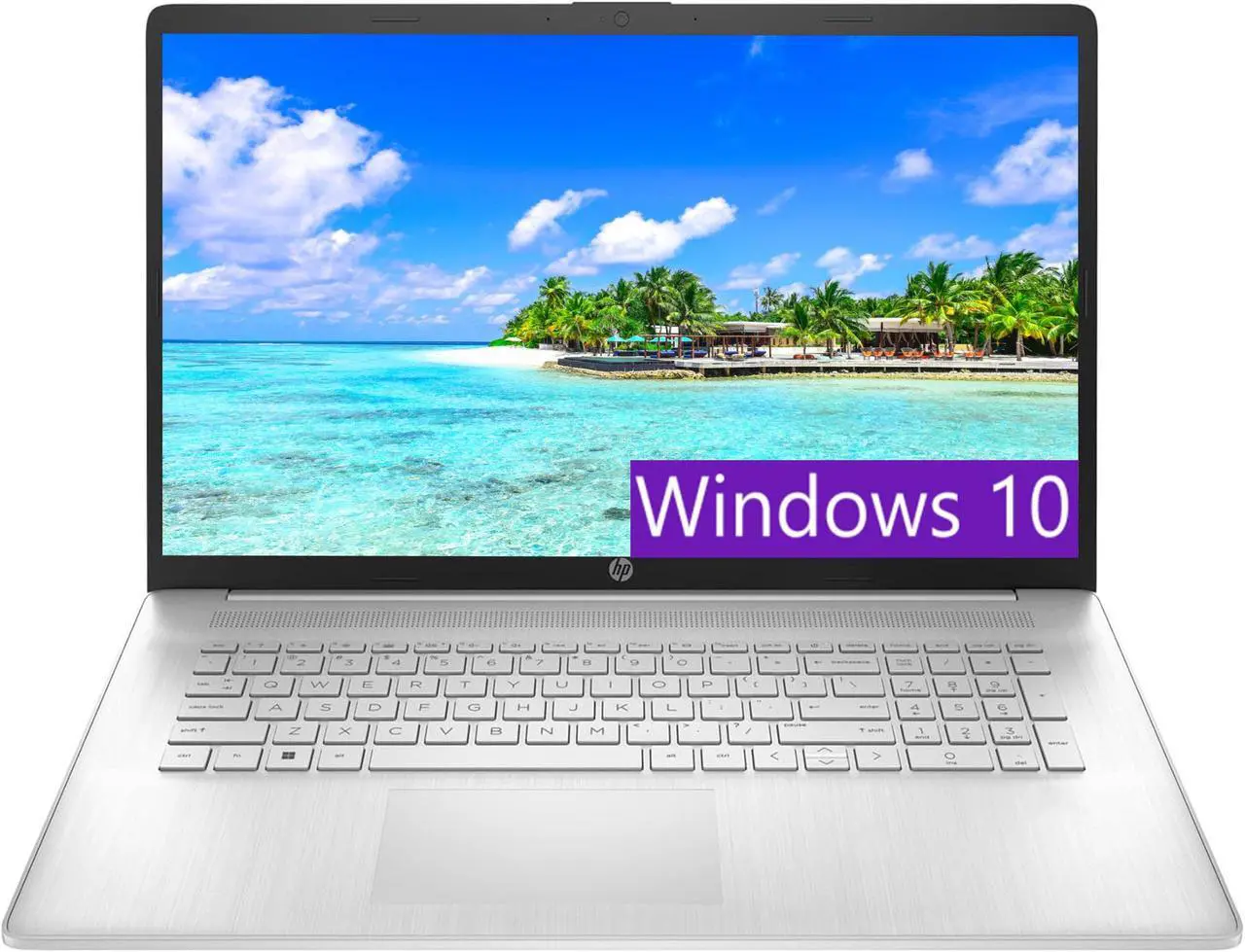 Main image of HP Pavilion 17 Laptop, 17.3" HD Touchscreen, AMD Ryzen 5 7530U 6 Cores Processor, AMD Radeon Graphics, 12GB DDR4  512GB PCIe SSD, WiFi 6, Bluetooth 5.3, HDMI, Windows 10